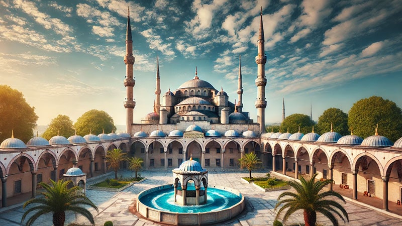 Domes in the Blue Mosque