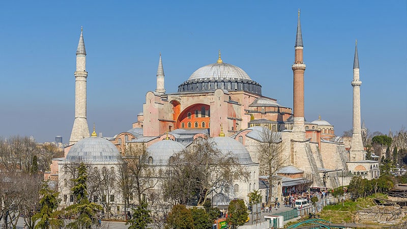Ierior photo of Sultan Ahmed Mosque in Istanbul