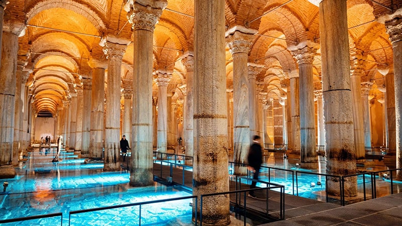 Tourist attractions near the Blue Mosque of Istanbul