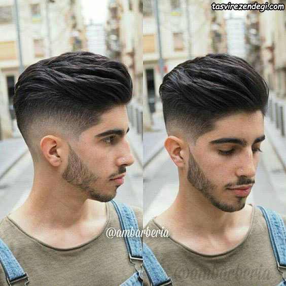Men's boy's empty arm hairstyle 