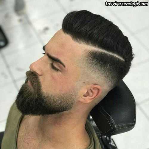 Men's short hair style 