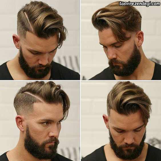Men's short hair style 