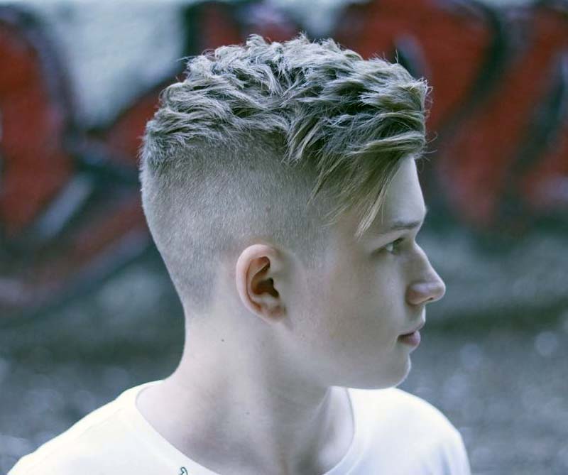 Textured boy hairstyles 