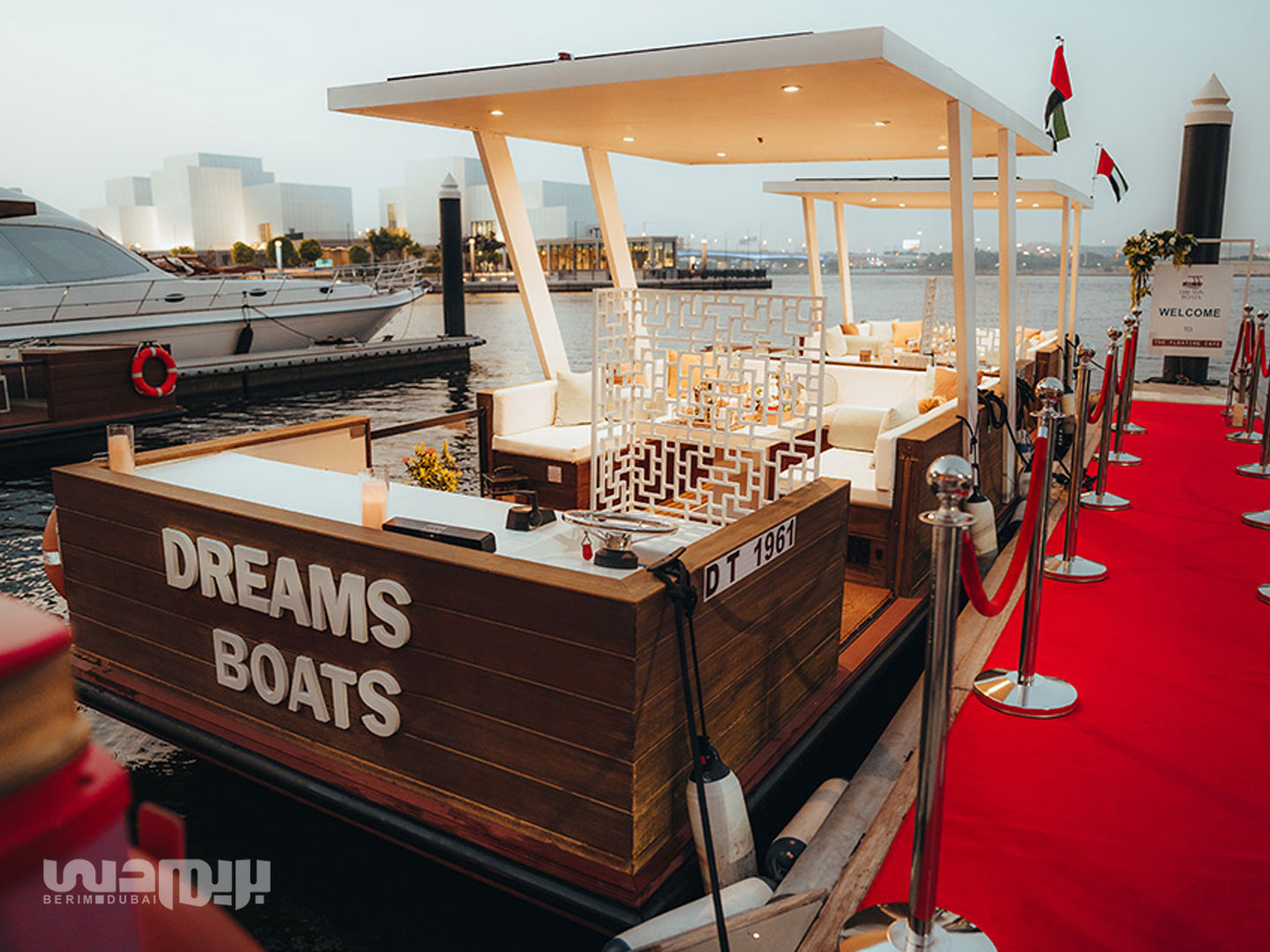 Dubai dream boat floating cafe