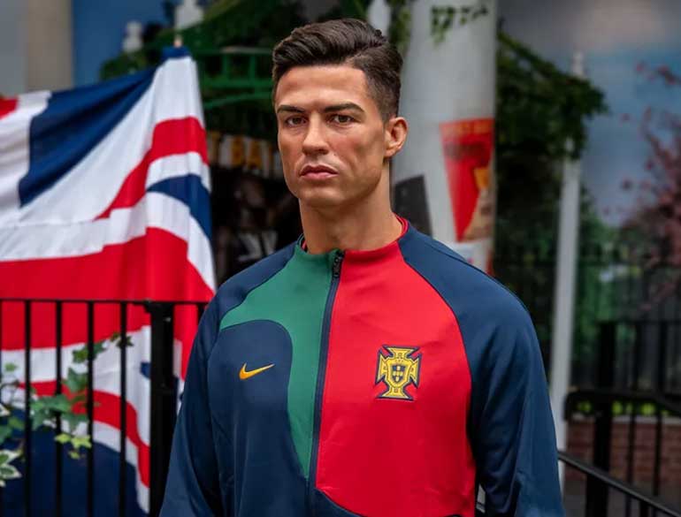 Statue of Cristiano Ronaldo