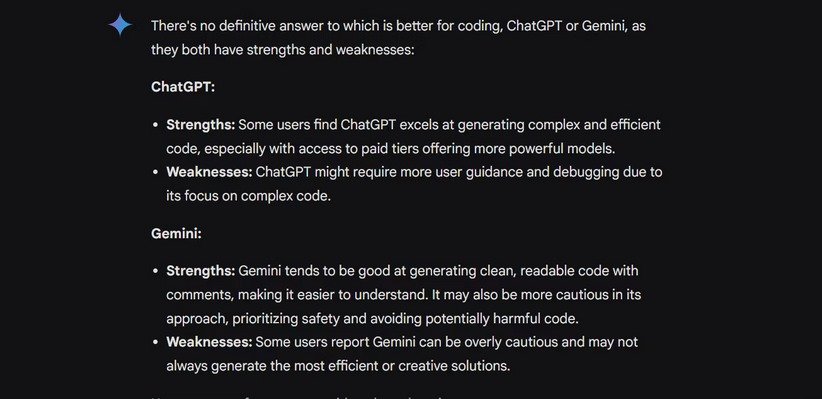 AI chatbot for coding