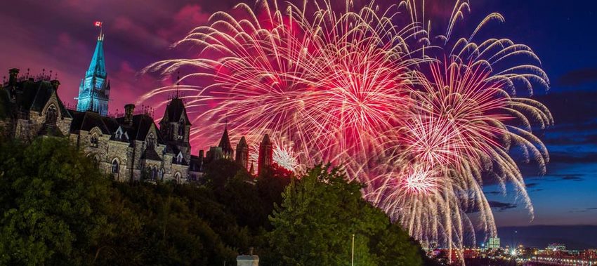 The Parliame Buildings in Ottawa