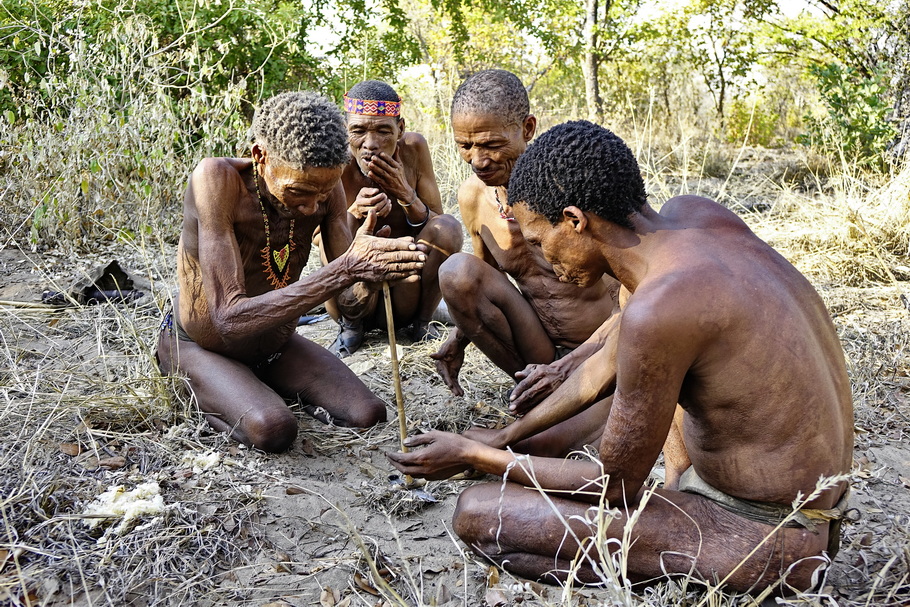 The San Bushman tribe is one of the African tribes 