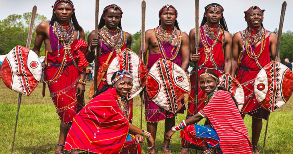 The Maasai tribe is one of the famous African tribes