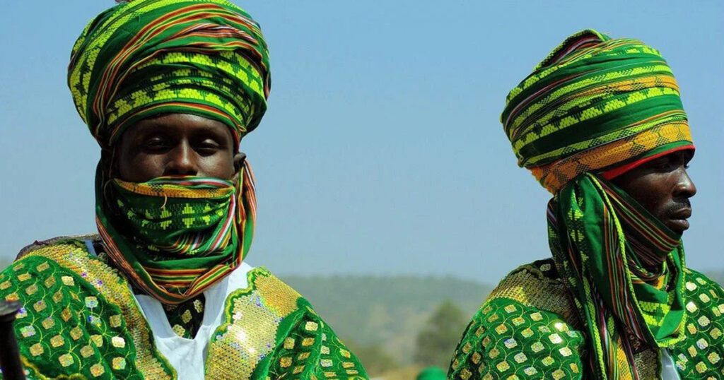 An image of the Hausa tribe, one of the African tribes
