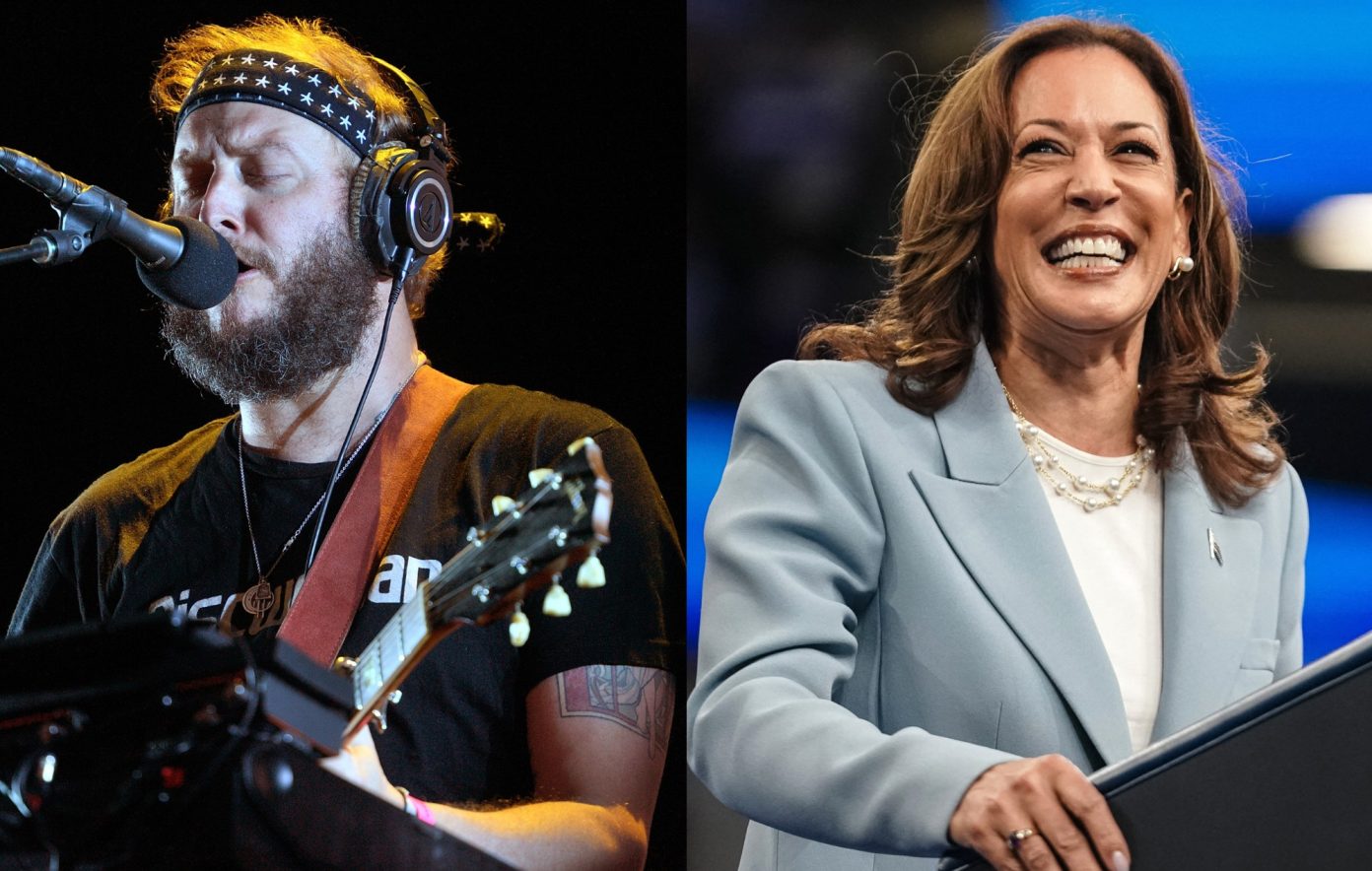 Bon Iver's performance in the Kamala Harris campaign