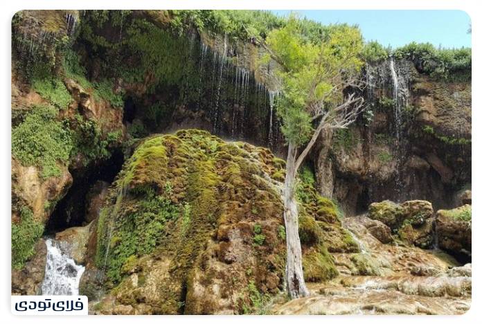 Ruined mill waterfall