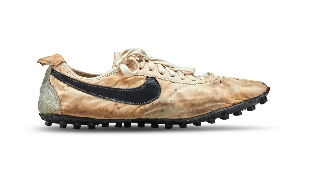Nike sports shoes in the 1960 Rome Olympics