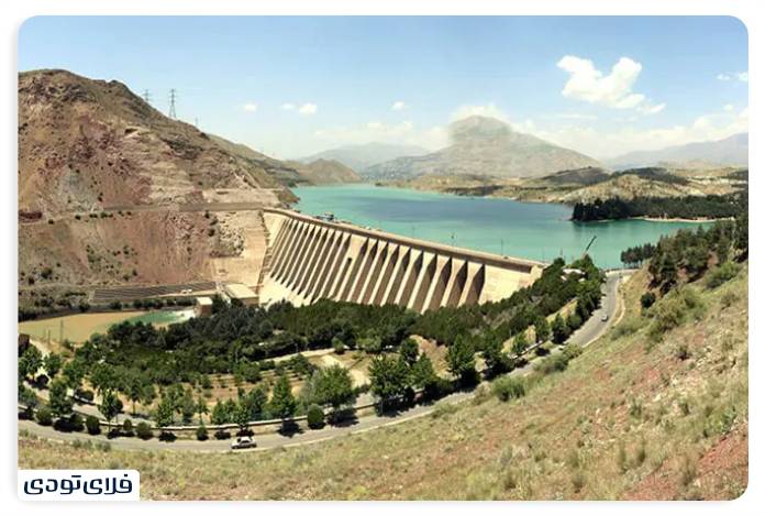Letian dam in Lavasan