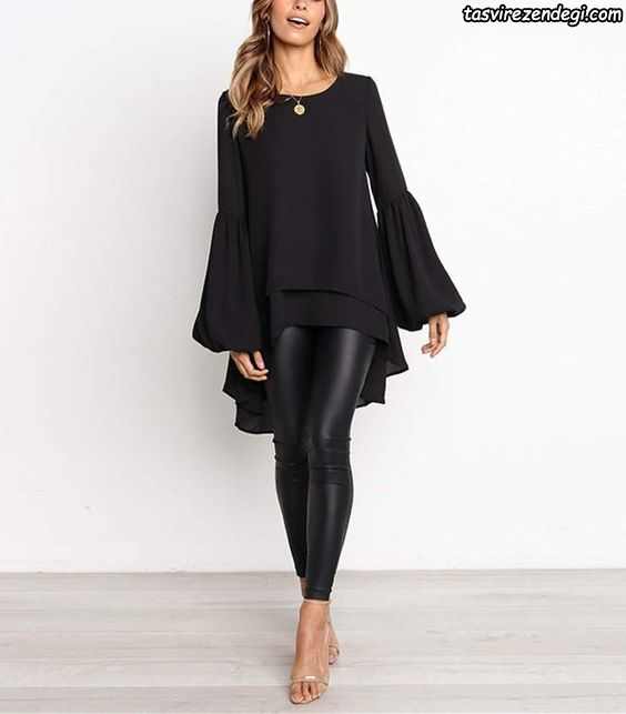 Black tunic for girls