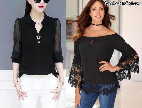 Women's Muharram black blouse for girls 