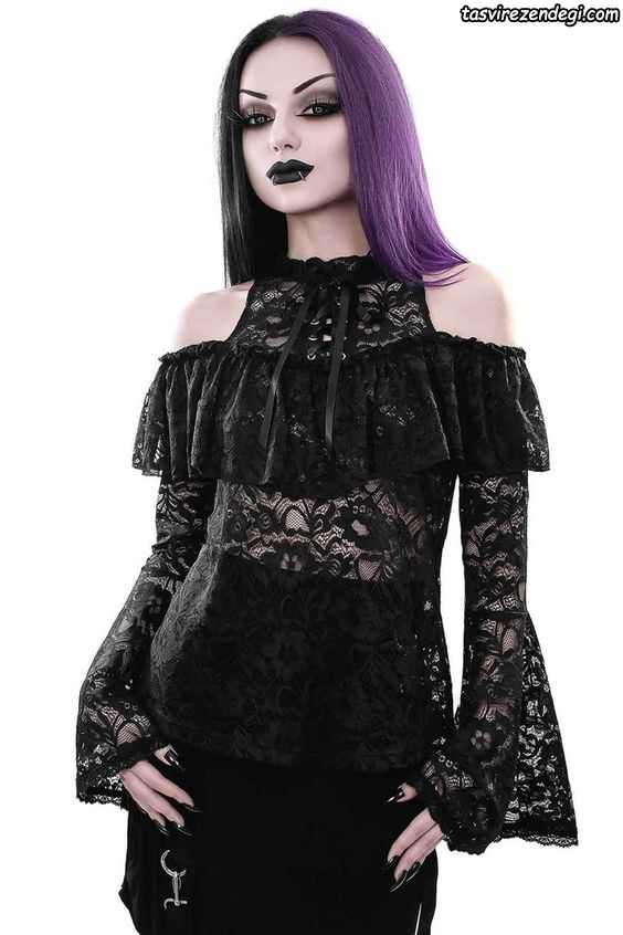 Fashionable black blouse for girls