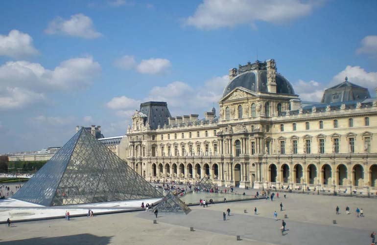 The Louvre Museum in Paris