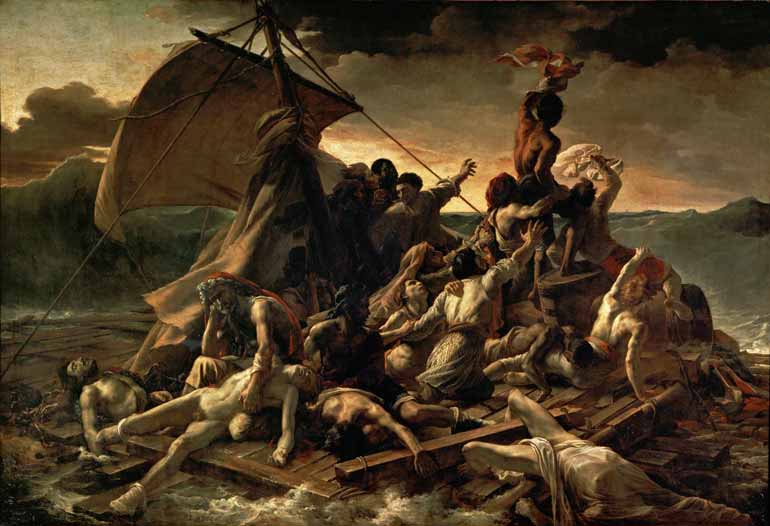 Medusa boat paiing - Louvre Museum, Paris 