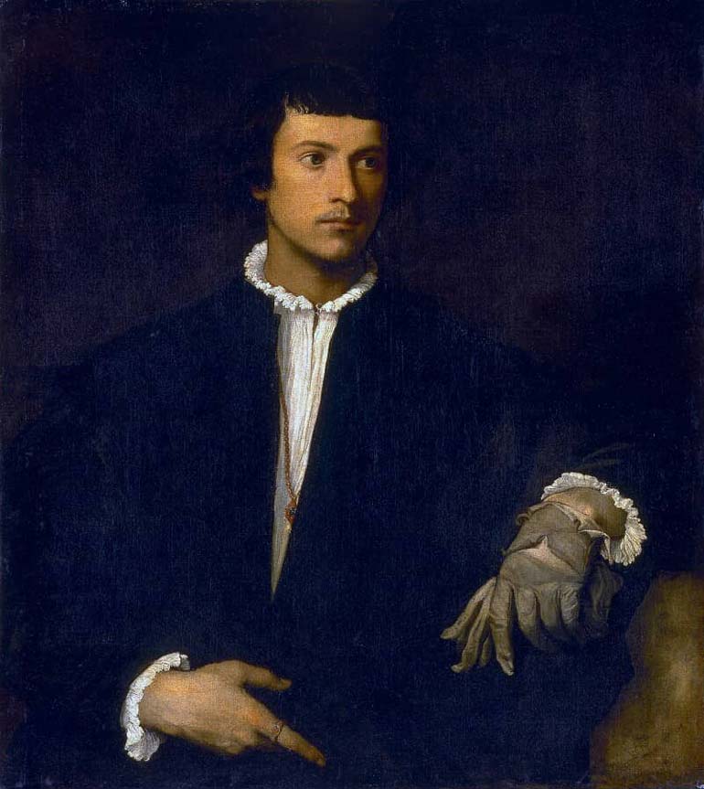 The most importa works of the Louvre museum: the paiing of the man and the glove