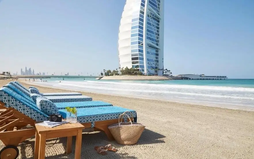 Jumeirah Beach for sunbathing