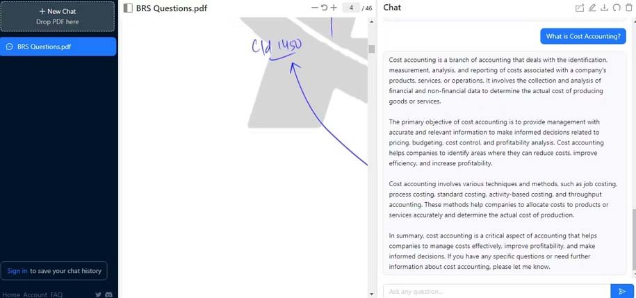 PDF chat