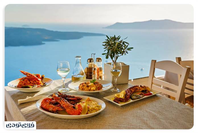 Cost of food in Saorini