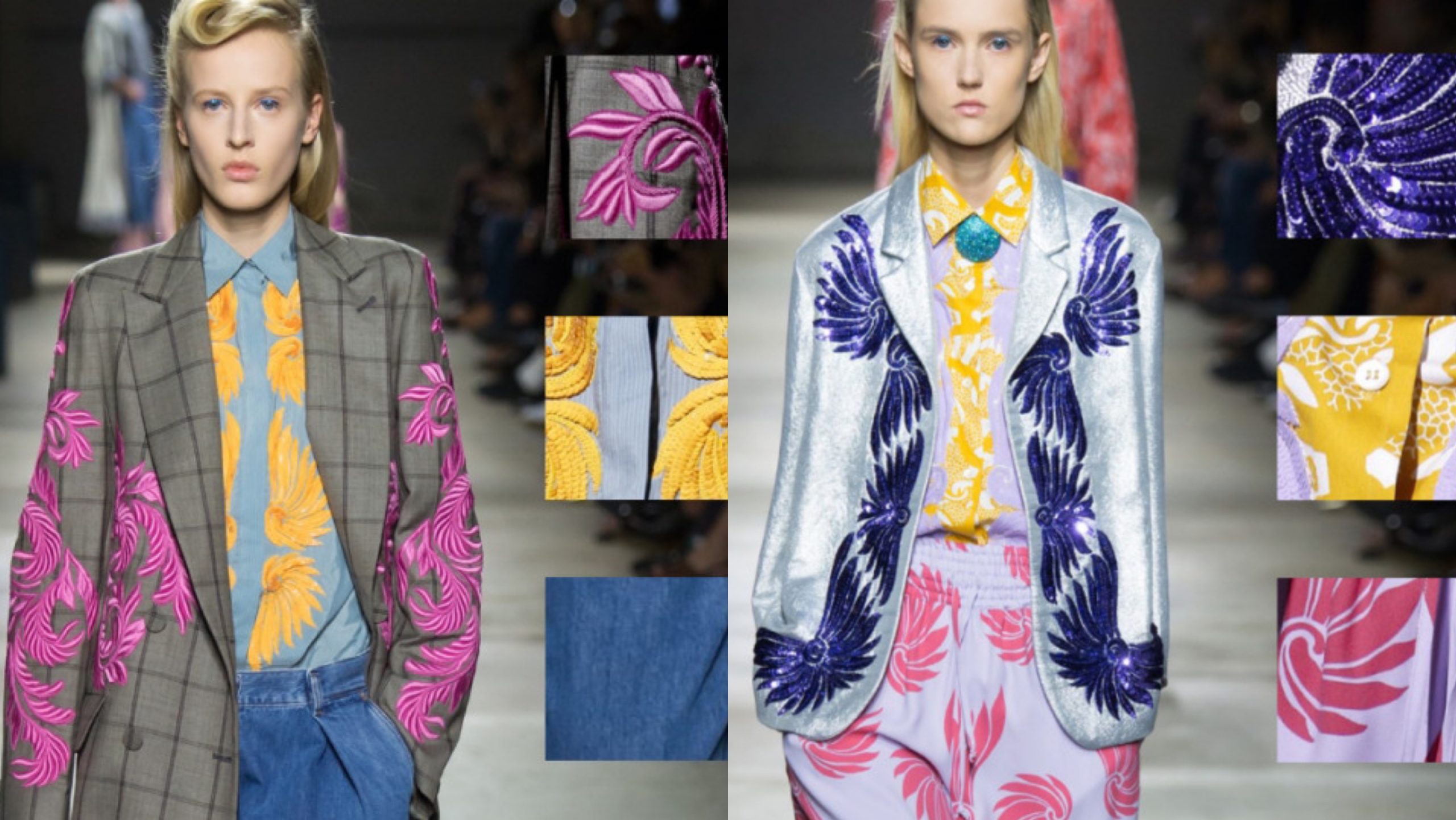 Creating a balance between colors and designs in the works of Dries Van Noten - Spring Summer 2016 collection