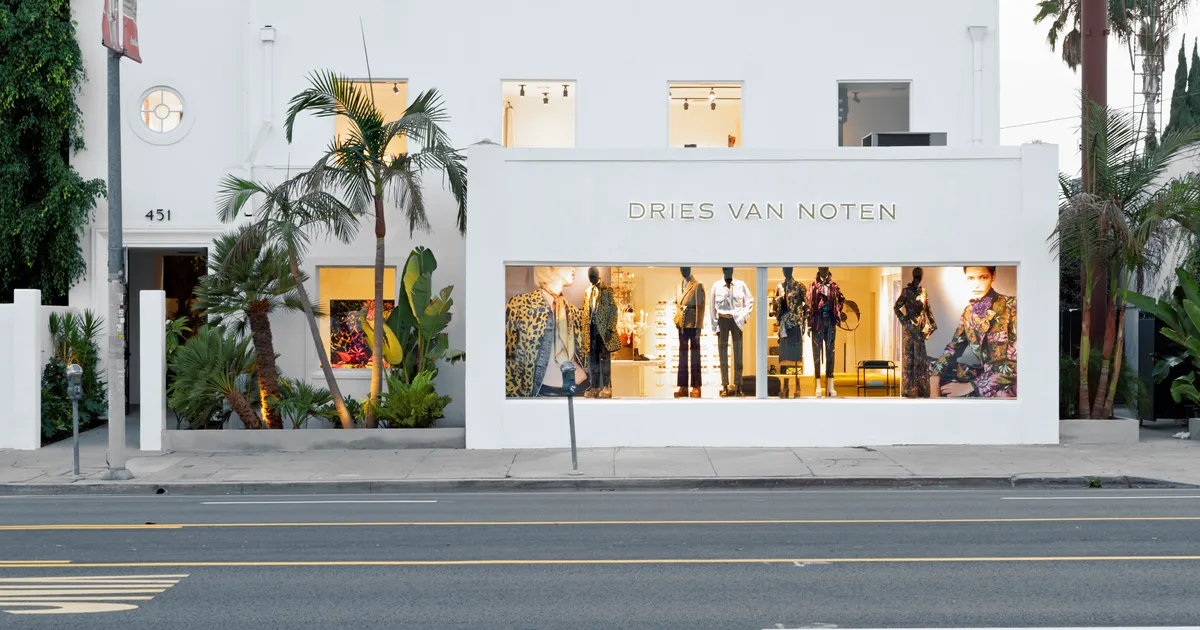 Dries Van Noten store in Los Angeles