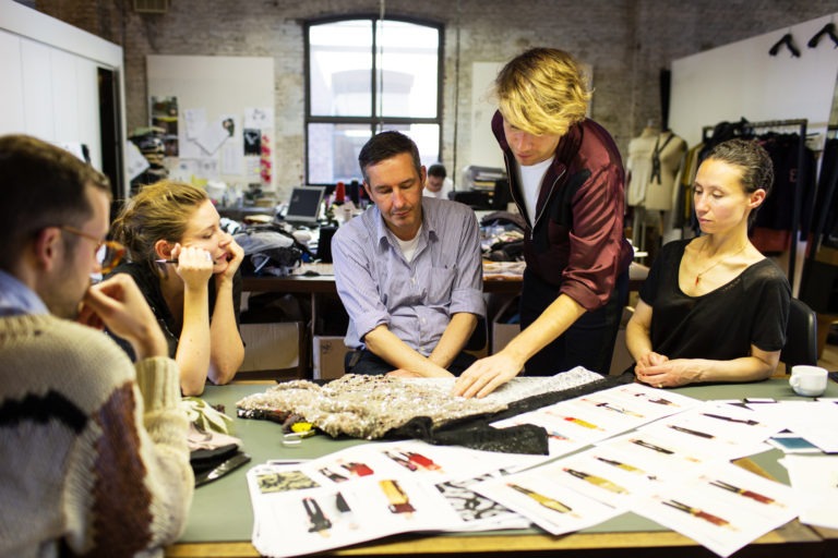 Dries van Noten's workshop in Awerp