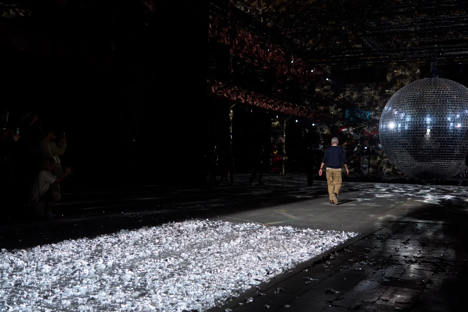 The final scene of Dries Van Noten's Spring Summer 2025 collection