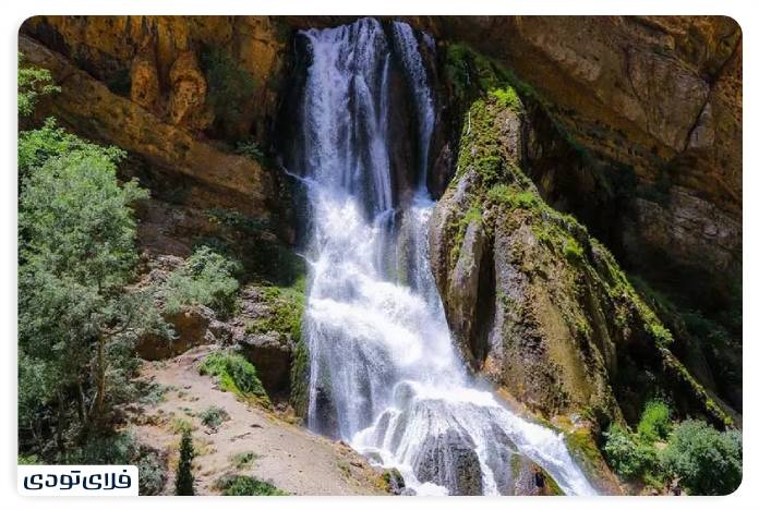 White water waterfall