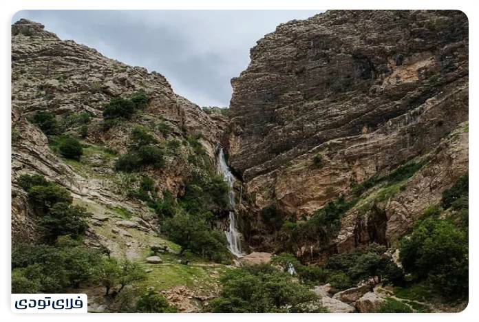 Nozhian waterfall