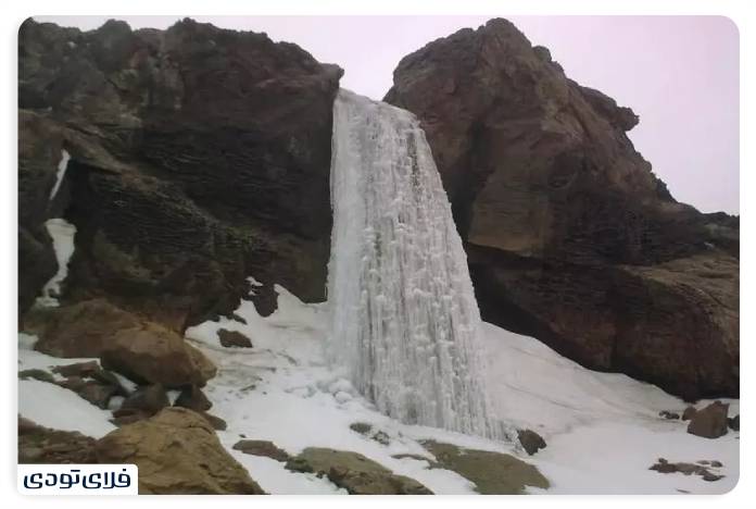 Nova ice waterfall