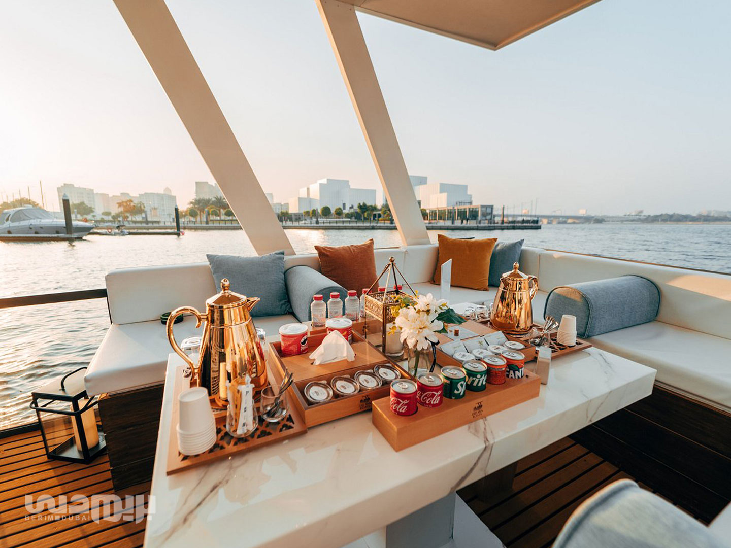 Dubai dream boat floating cafe