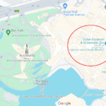 Dubai Aquarium on the map