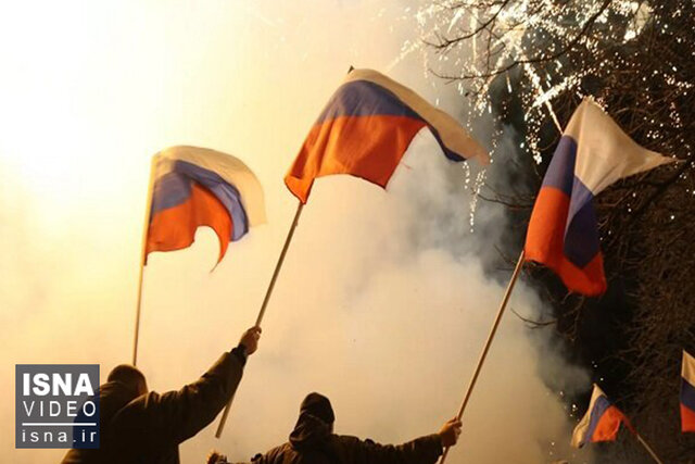 Video/ Capture of a city in eastern Ukraine by Russia