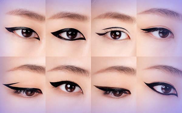 How to draw eyeliner for Asian eyes