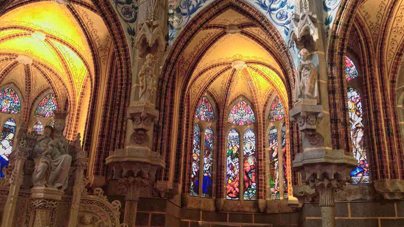 The Episcopal Palace of Astorga is the famous work of Aoni Gaudi in Barcelona