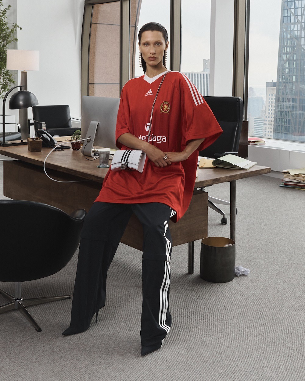 Balenciaga's 2023 cruise collection campaign in collaboration with Adidas