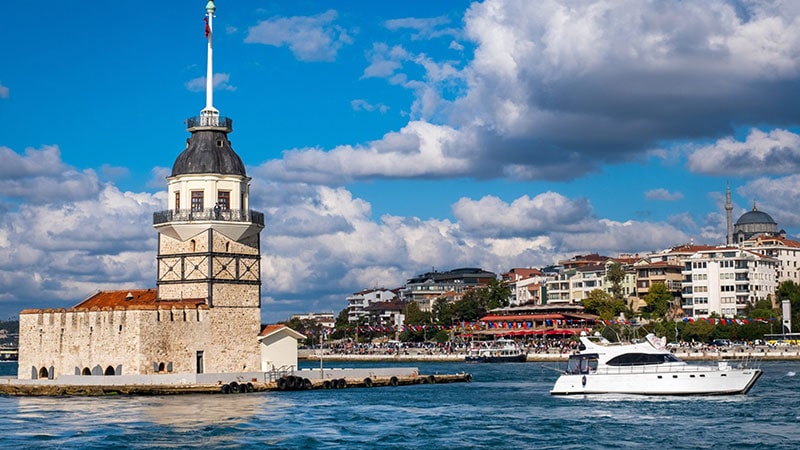 The famous Bosphorus Strait Eurasia Tunnel