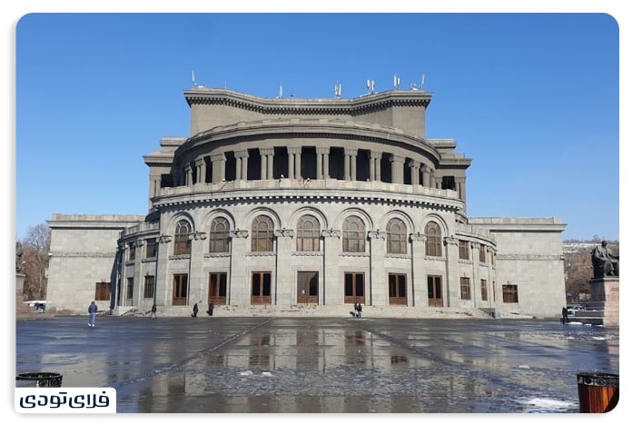 Opera Square or Theater Square is one of the famous places in Armenia