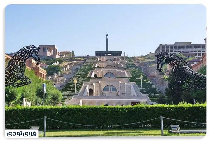 Cascade of popular sights in Armenia