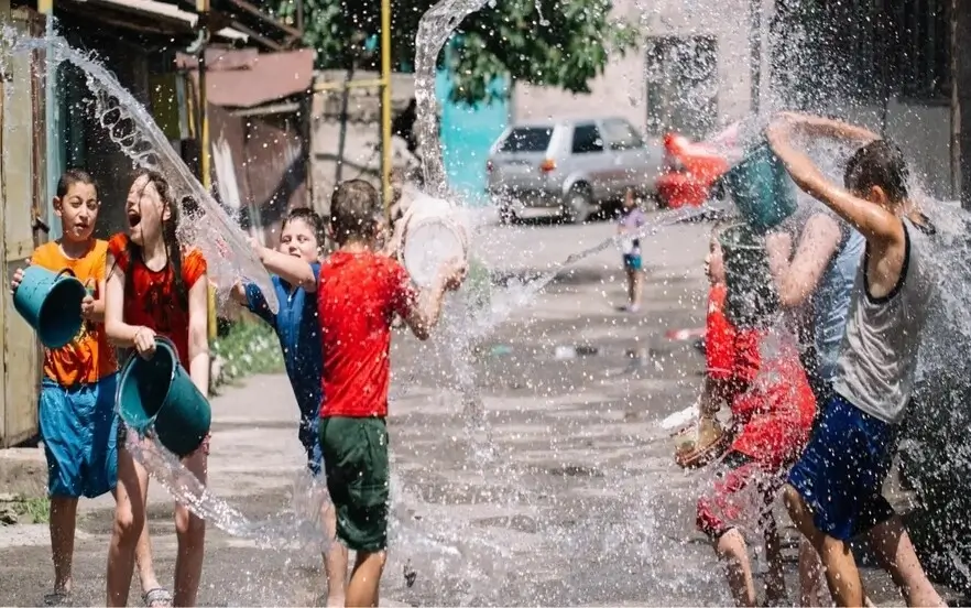 Water sprinkling ceremony of Armenia