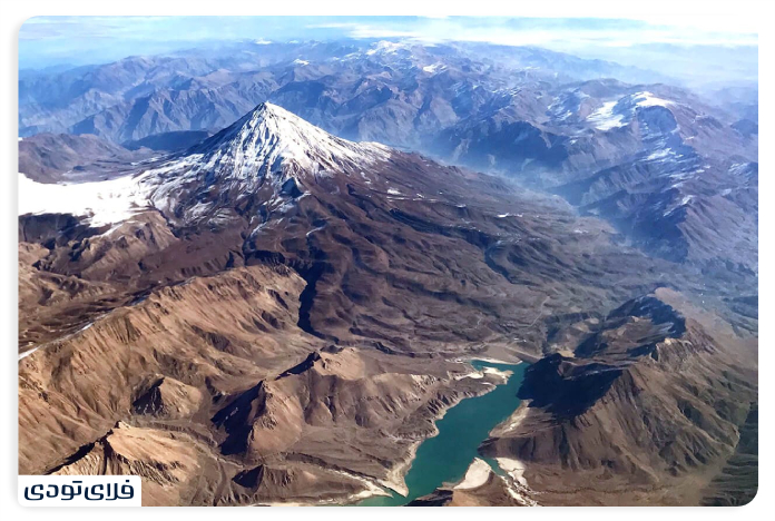 What is the height of Damavand peak?