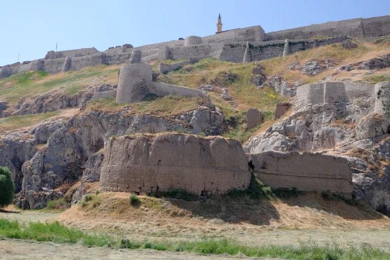 The historical castle of the city of Van