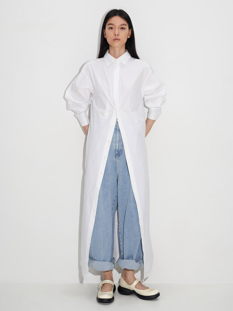 Mary Jane shoe style with jeans