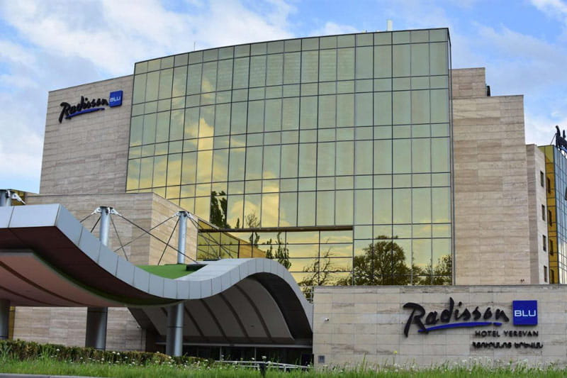 Erance view of Radisson Blu Hotel, Yerevan, photo source: radissonhotels website, photographer: unknown