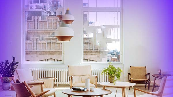 Home decoration with Scandinavian style furniture and elemes
