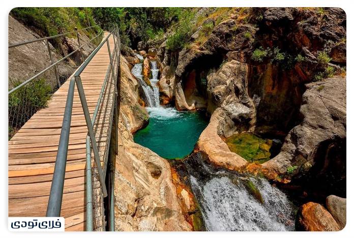 Sapadre waterfall and gorge
